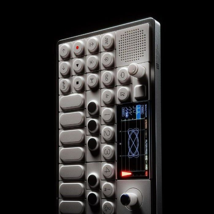 Op-1 Field Synthesizer top view