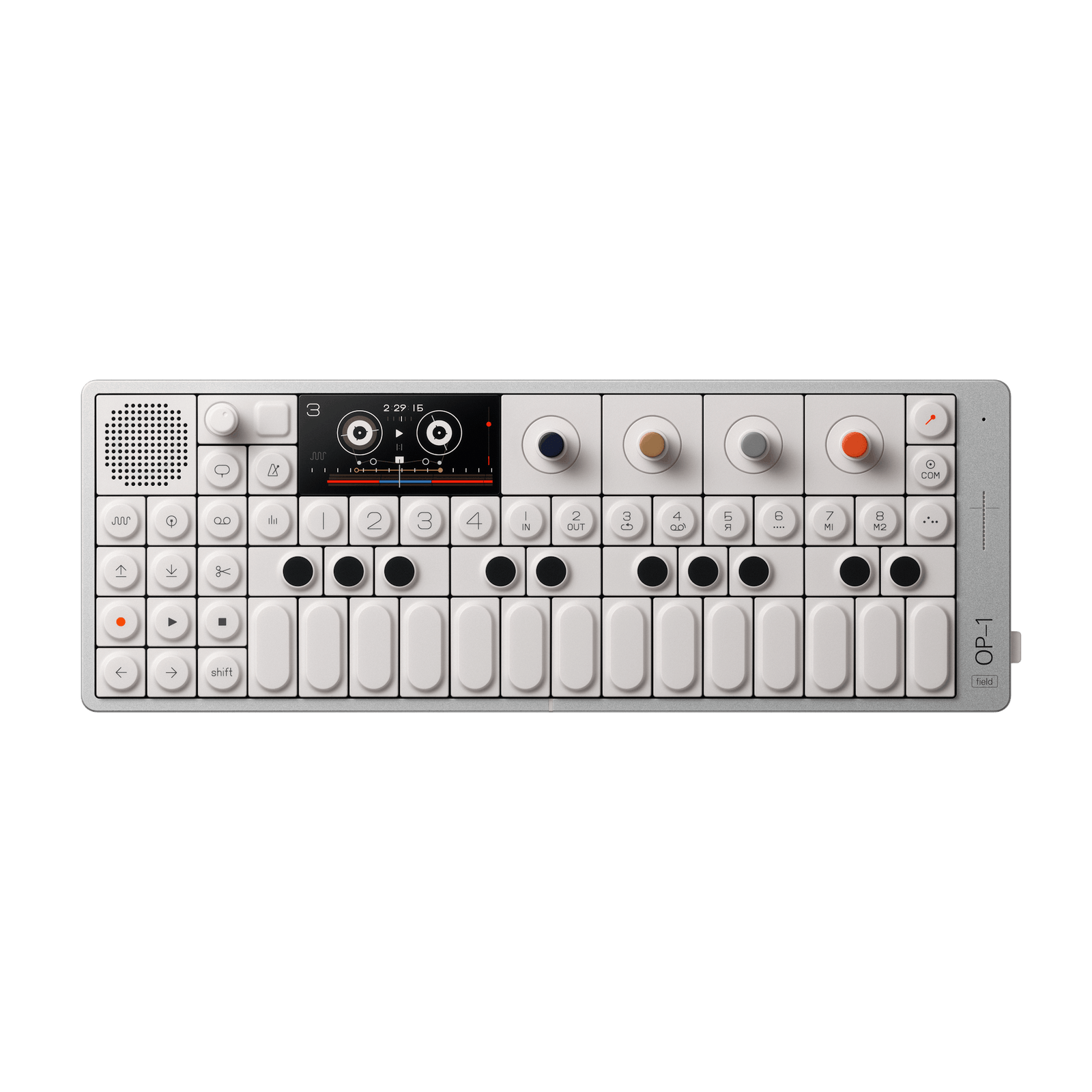 Op-1 Field Synthesizer top view