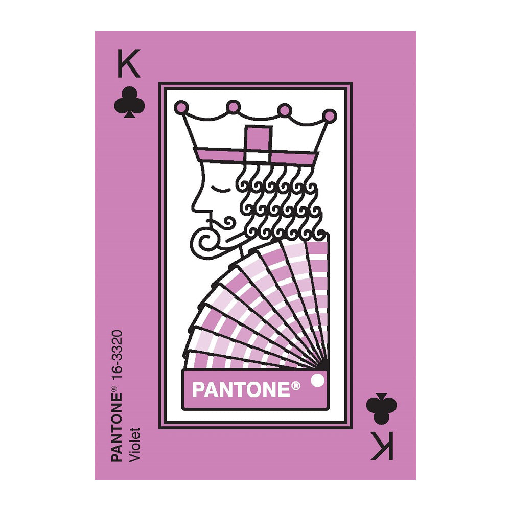 Pantone Color Spectrum Playing Cards packaging on a white background
