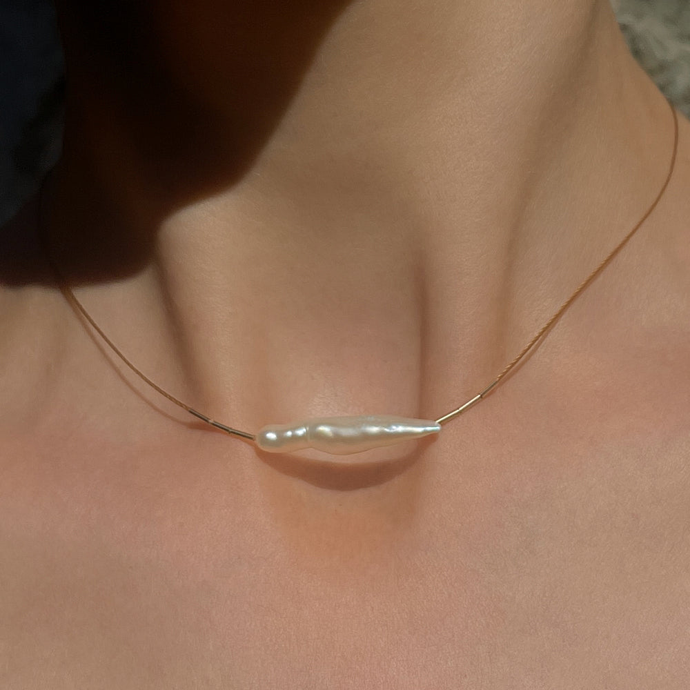 Pearl Finger String Necklace