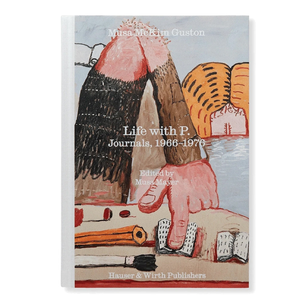 A hardcover book titled "Life with P. Journals, 1966-1978" 