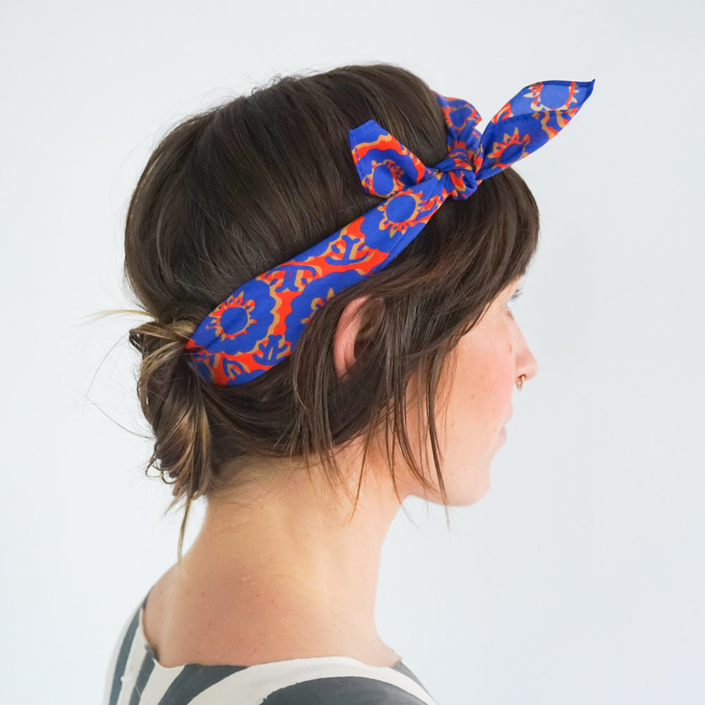 Primary Garden Bandana full view.