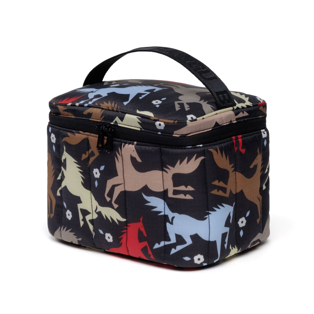 Puffy Lunch Bag: Horse Cut Outs