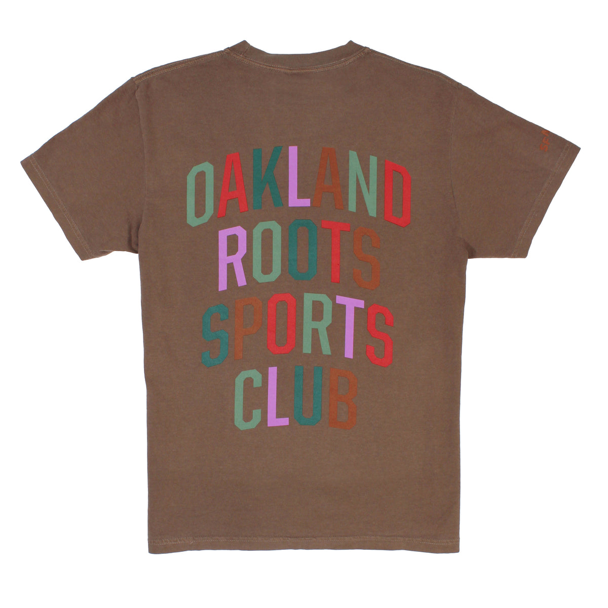 Roots x SFMOMA Espresso T-shirt by Muzae Sesay back graphic