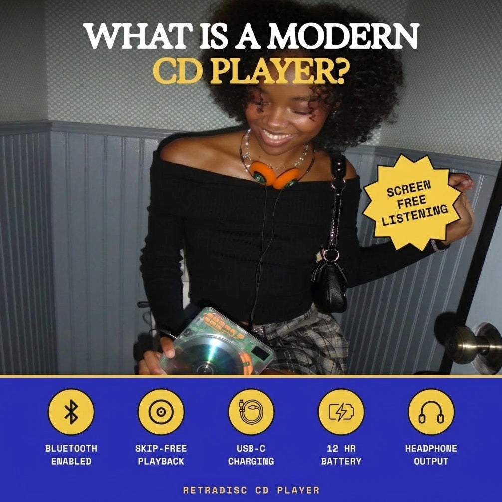 Retradisc Bluetooth CD Player