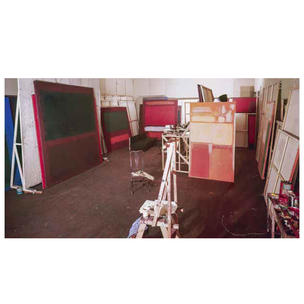 Interior spread; photograph of Rothko&#39;s studio.