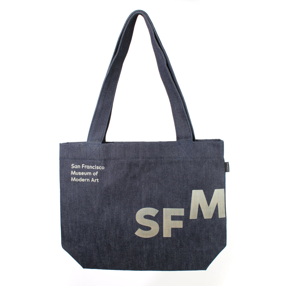 SFMOMA Denim Tote front