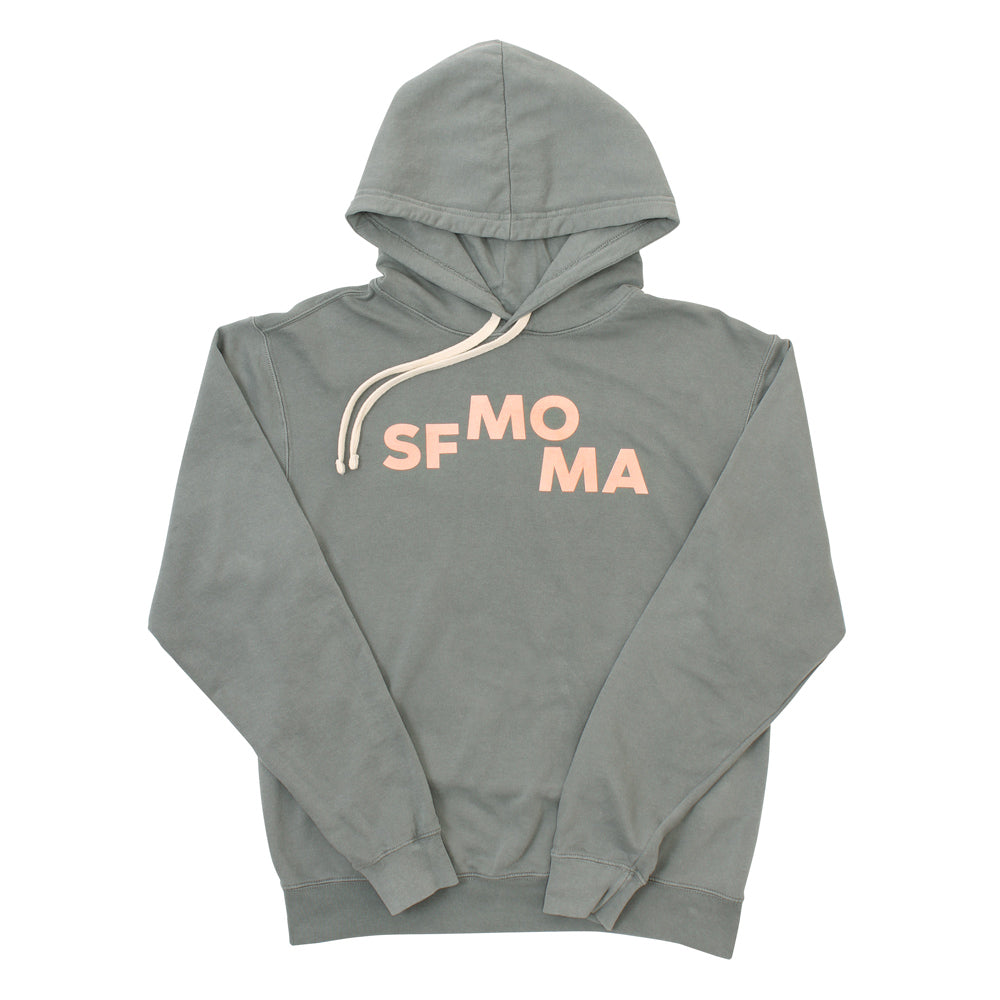 Front view hoodie with logo.