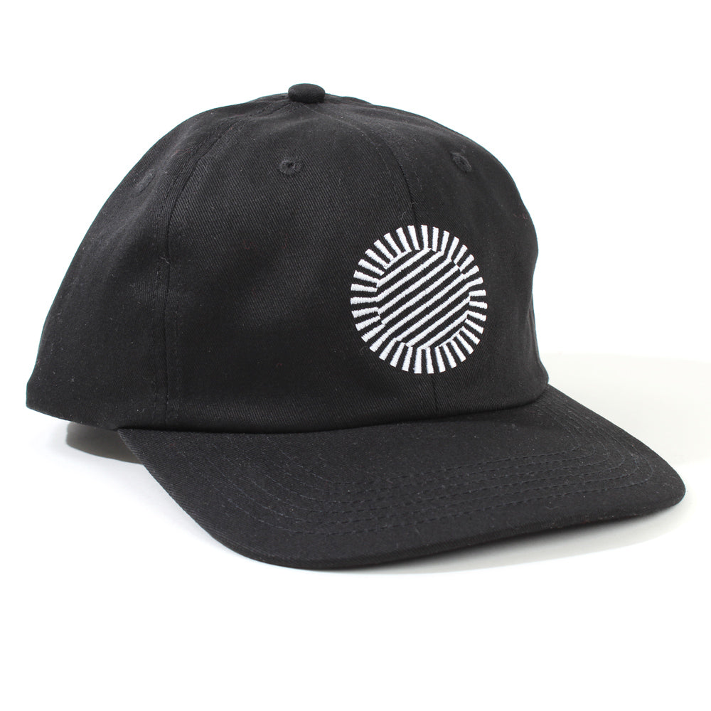 SFMOMA Turret Hat Black/White 3/4 view