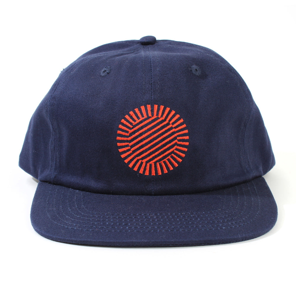 SFMOMA Turret Hat Navy/Orange front