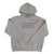 SFMOMA Hoodie: Grey front view.