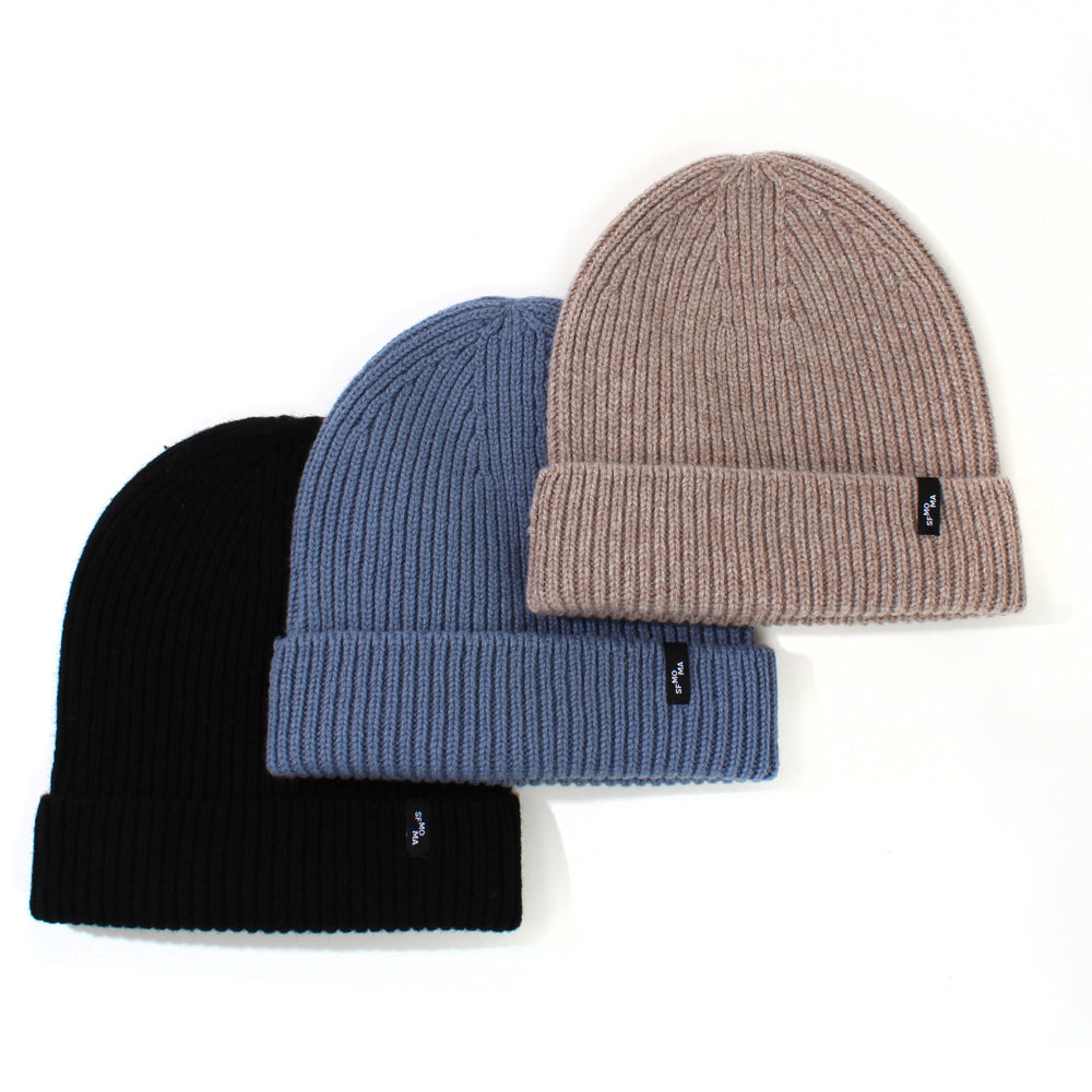 Cashmere Wool Hats in all three colors