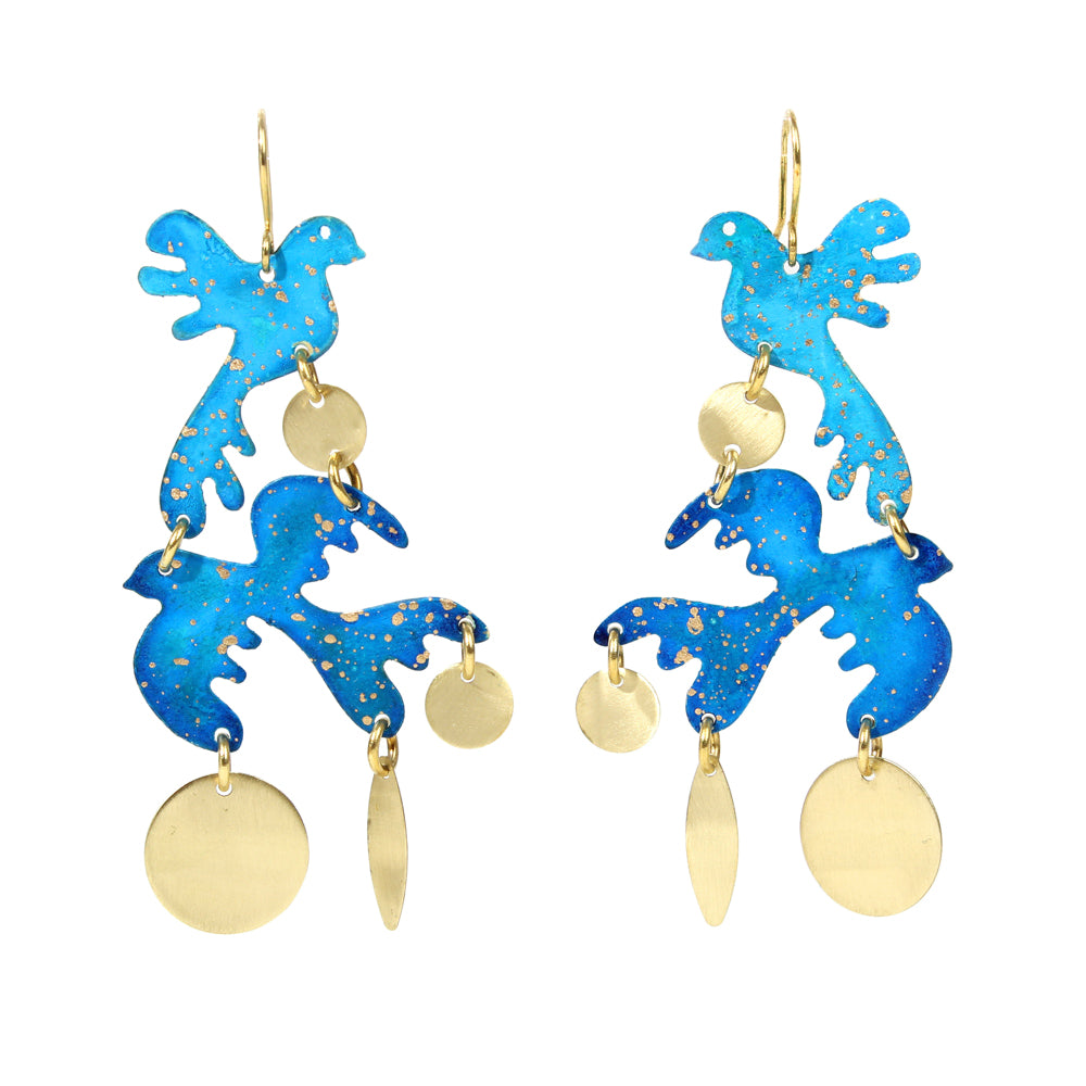 Two Little Birds Ocean Earrings