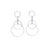 Small Circle Bunches Earrings
