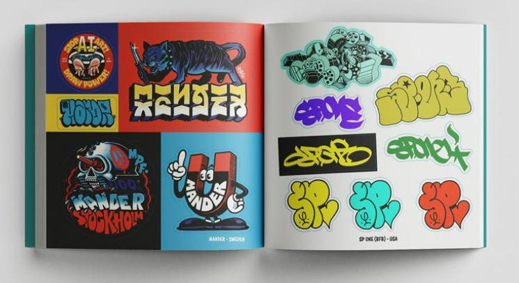 Graffiti Sticker Book