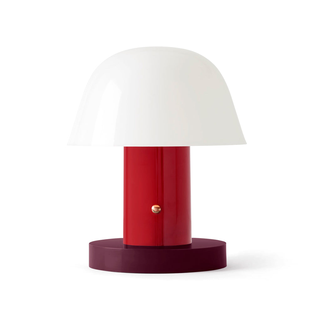 Setago Portable Lamp: Maroon + Grape