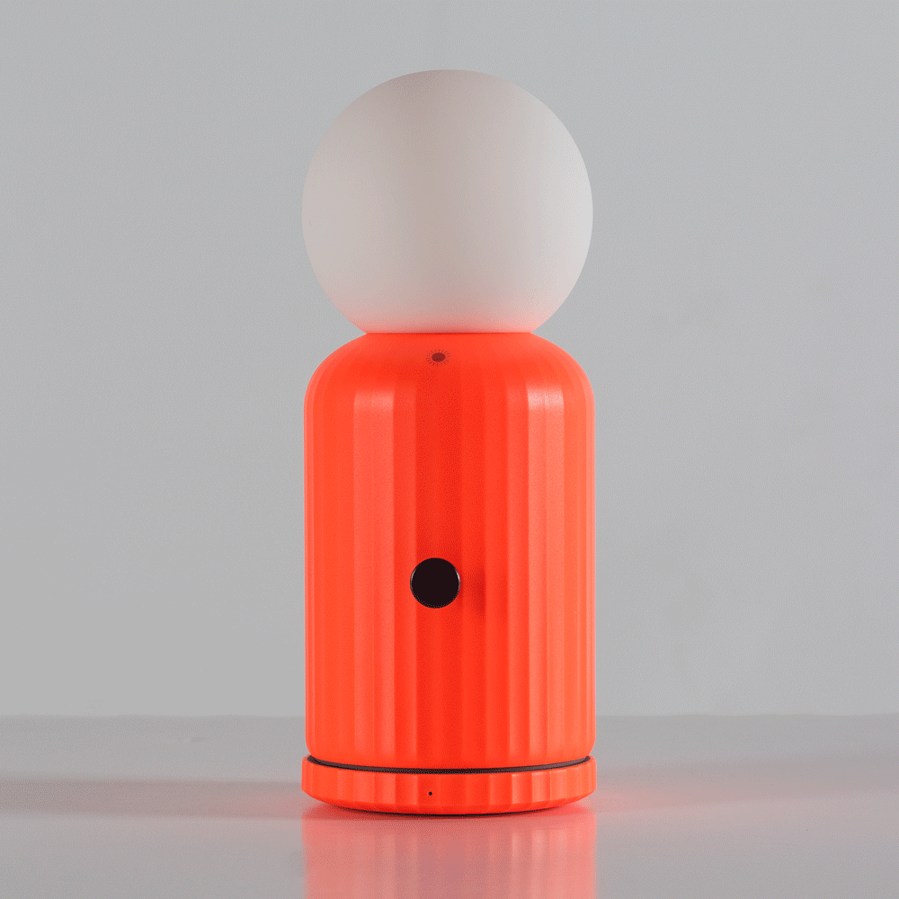Wireless Lamp + Charger: Coral