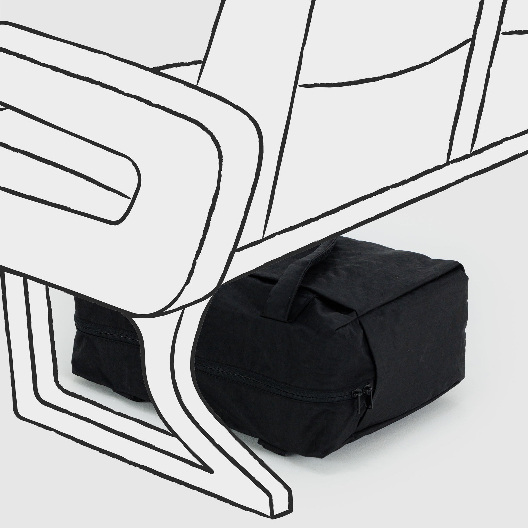 Small Cloud Carry-On: Black - SFMOMA Museum Store