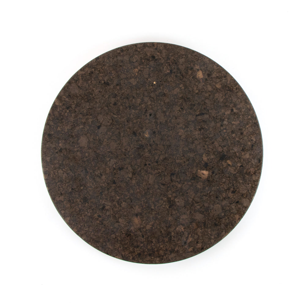 Large Smoked Cork Trivet 