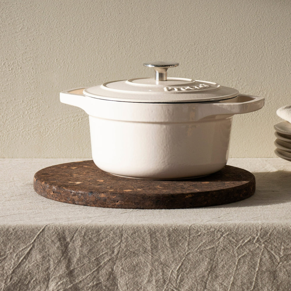 Large Smoked Cork Trivet 