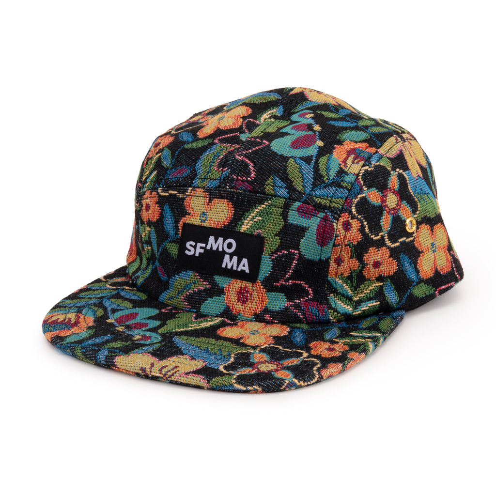 SFMOMA x State Of Flux Floral 5-Panel Hat - SFMOMA Museum Store display picture 3