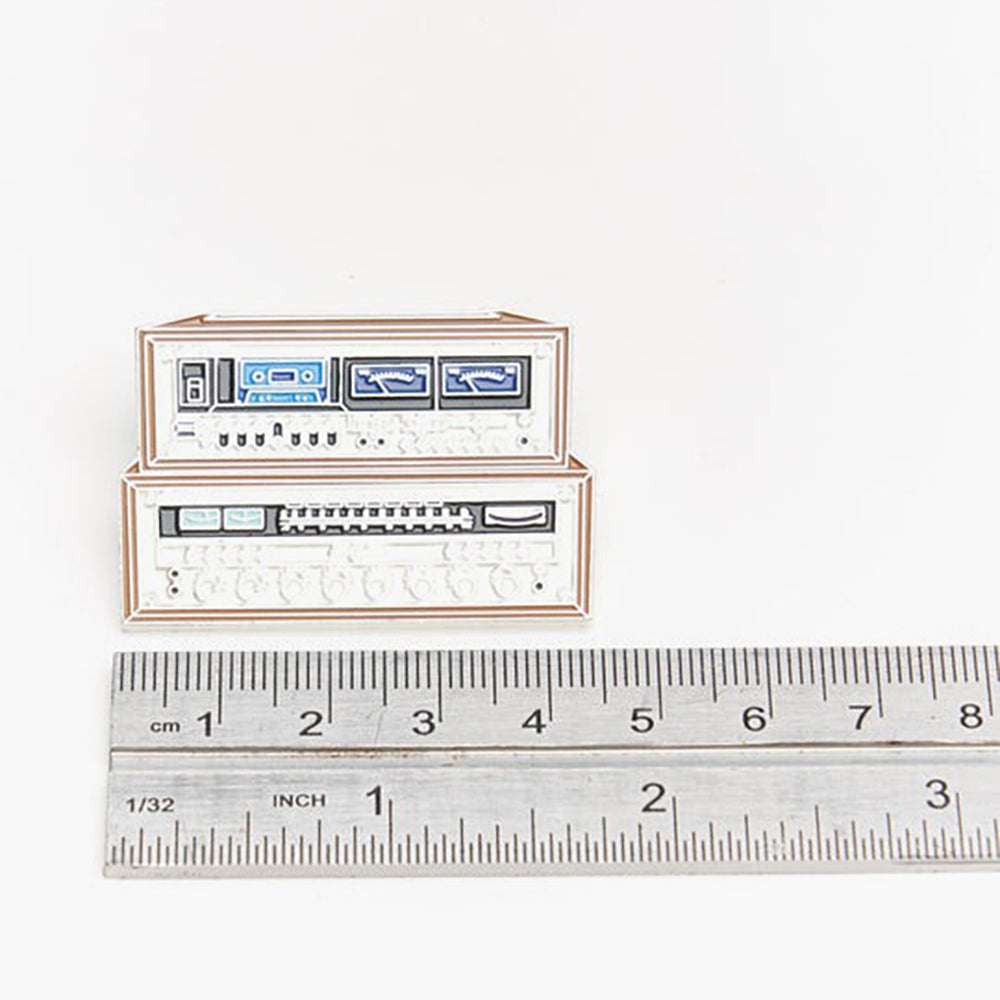 Stereo Stack Vintage Receiver Pin measured by ruler.