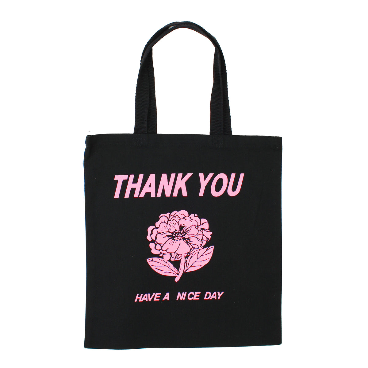 SFMOMA Thank You Tote: Black front view