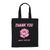 SFMOMA Thank You Tote: Black front view