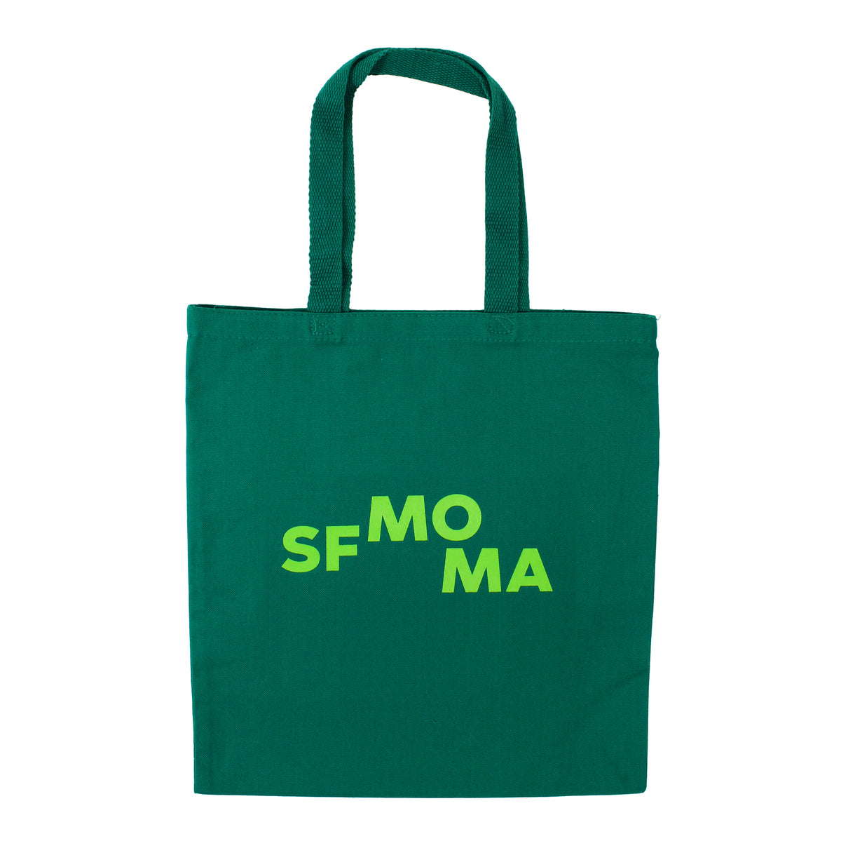 SFMOMA Thank You Tote: Kelly Green back view