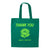 SFMOMA Thank You Tote: Kelly Green front view