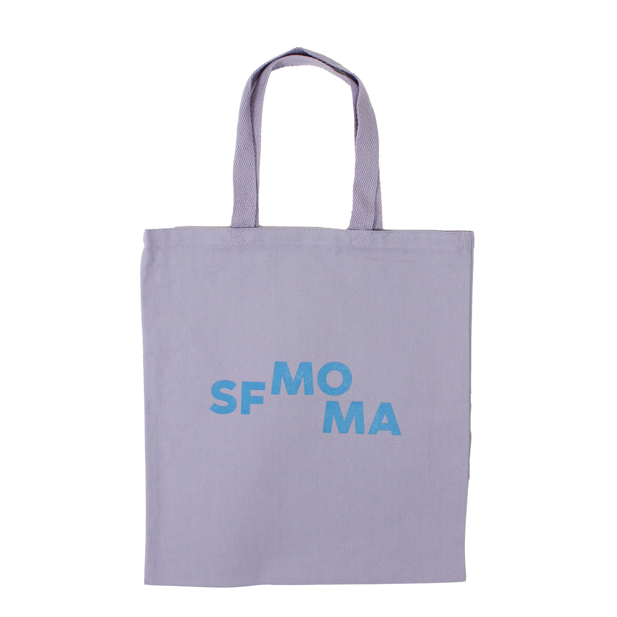 SFMOMA Thank You Tote: Purple rear view