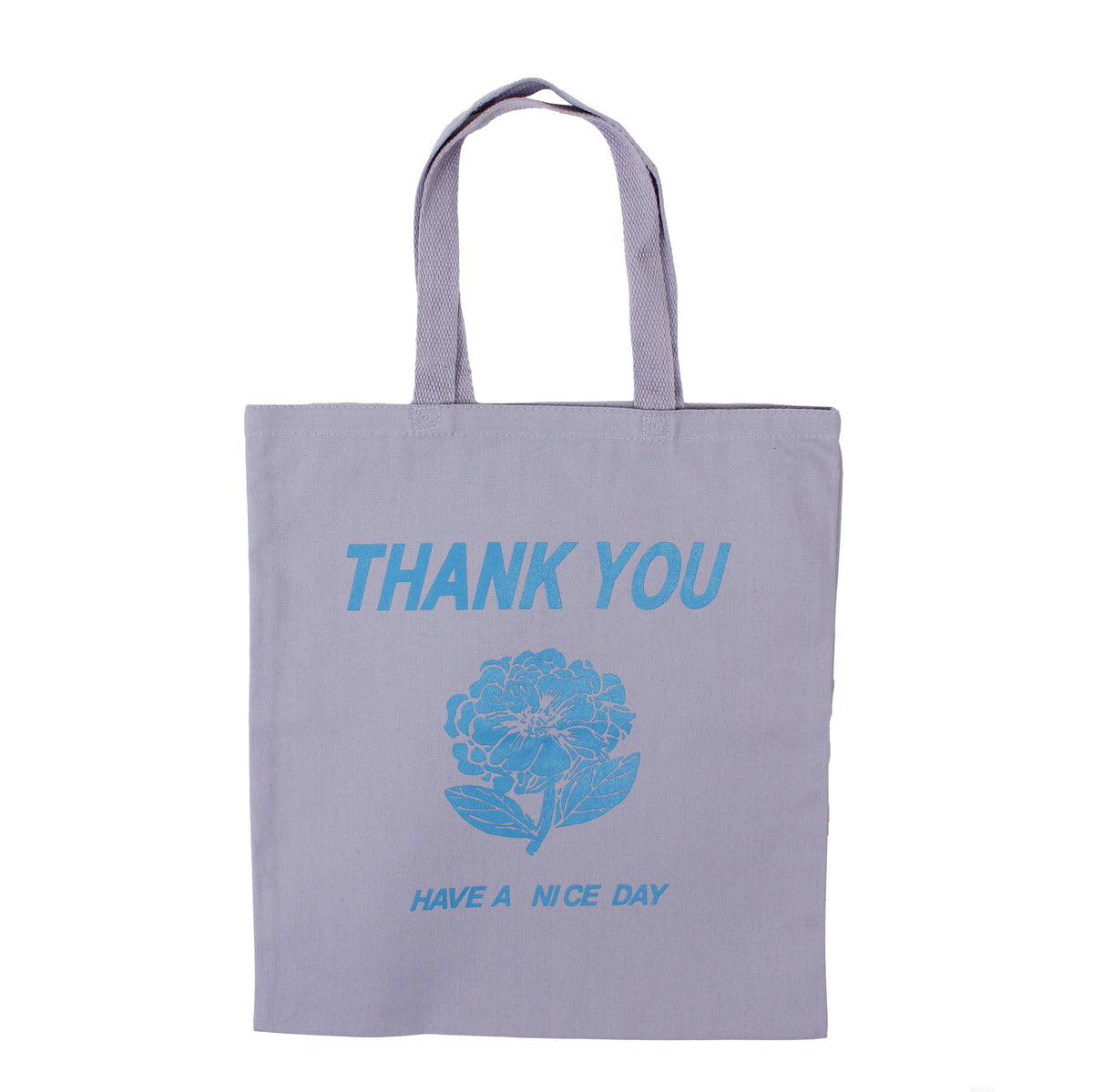 SFMOMA Thank You Tote: Purple front view