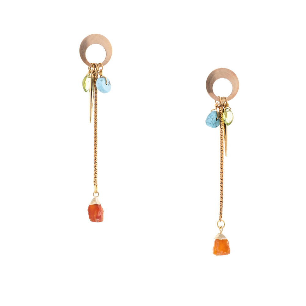 Talcott Long Drop Earrings