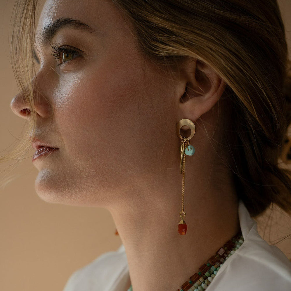 Talcott Long Drop Earrings