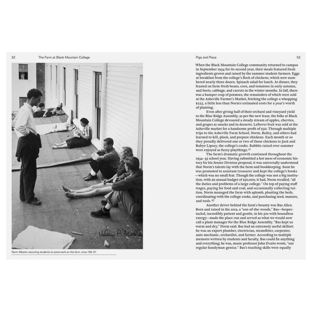 'The Farm at Black Mountain College' book cover.