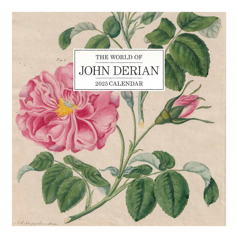 Front cover of John Derian 2025 wall calendar. 