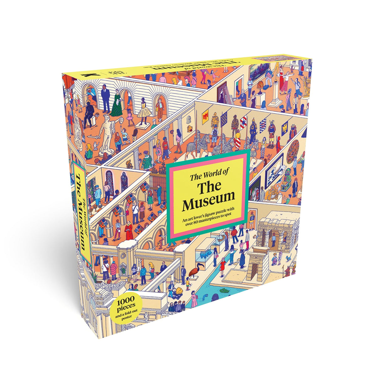 Front view of The World of The Museum Puzzle box.