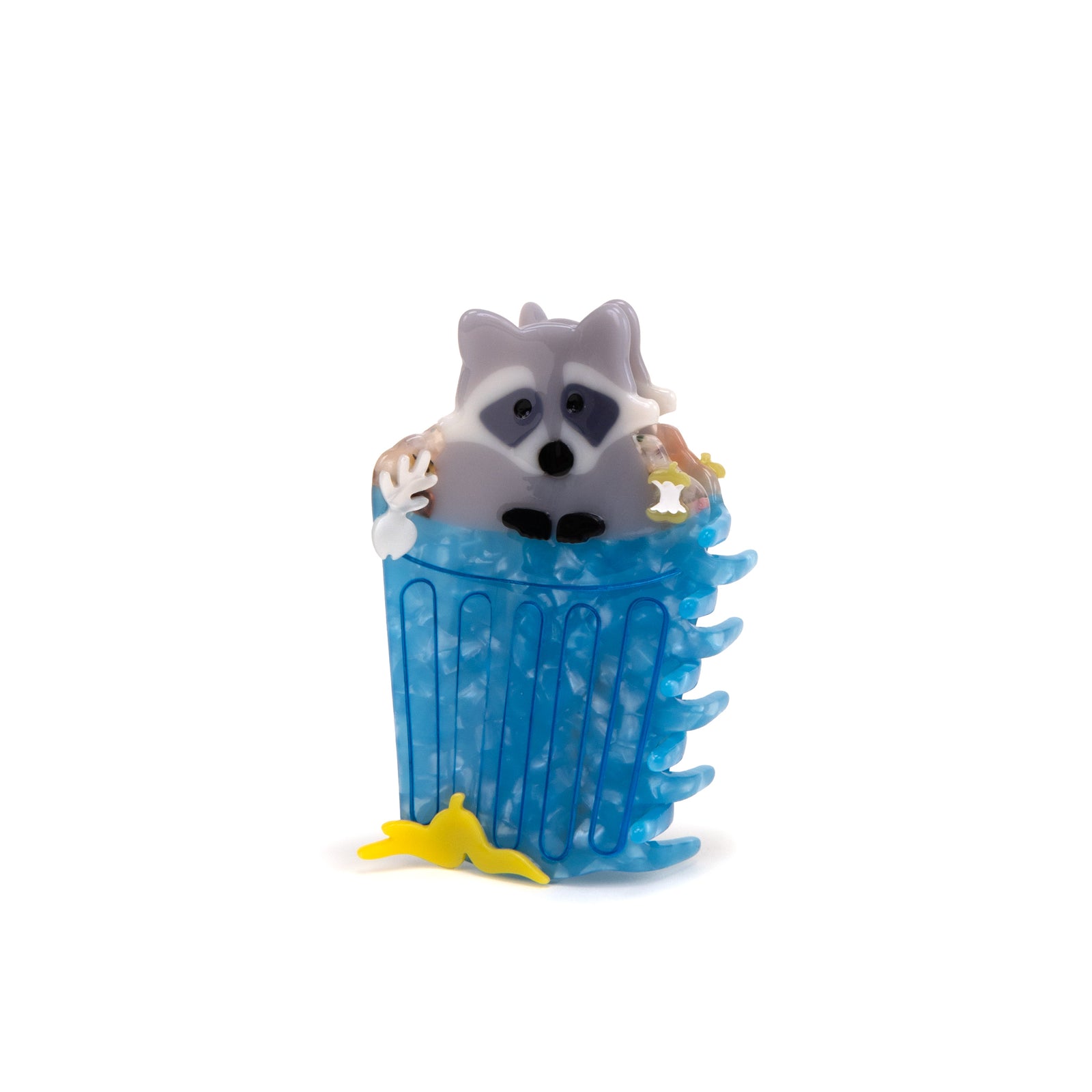 Trash Raccoon Hair Claw