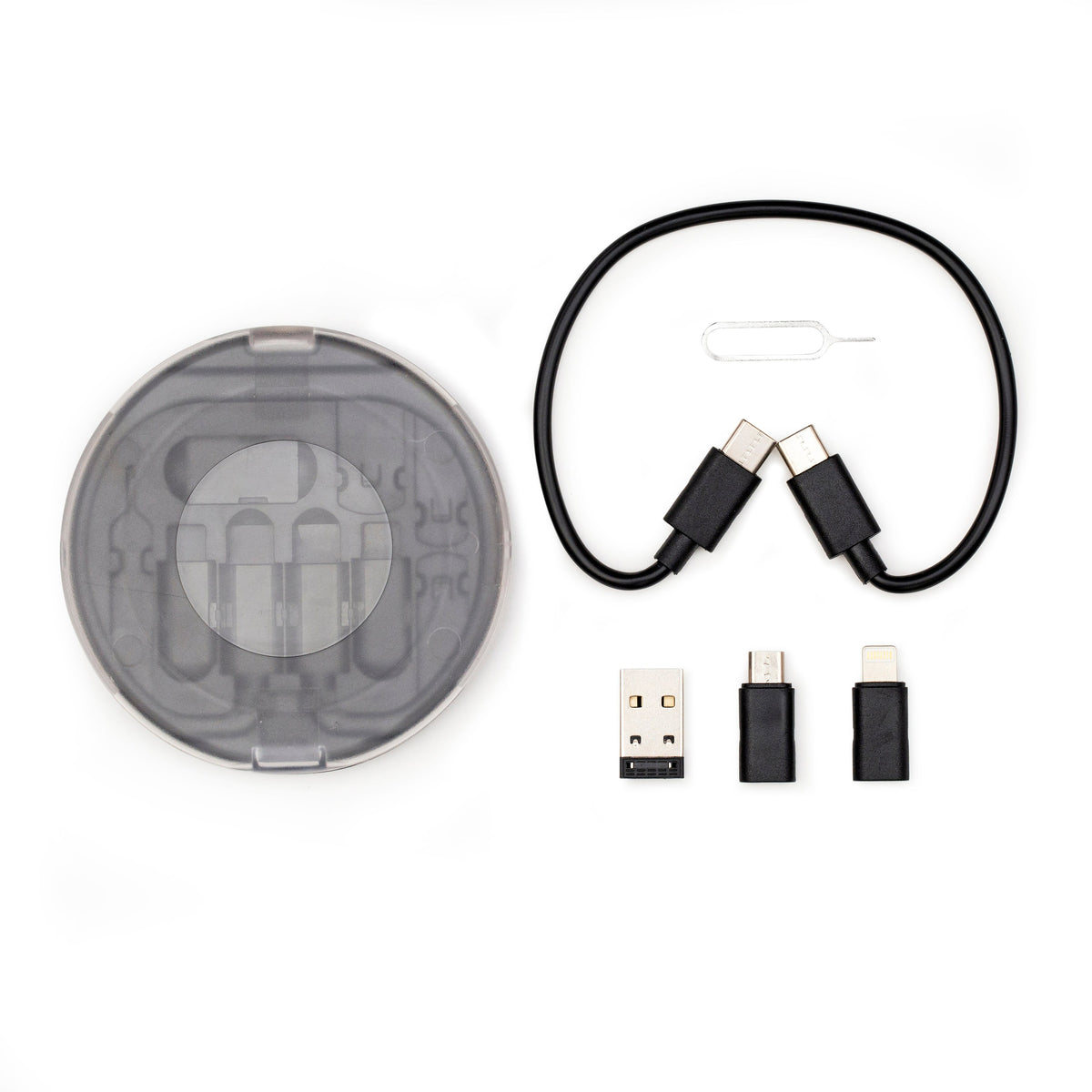 Travel Buddy USB Connection Kit contents overview