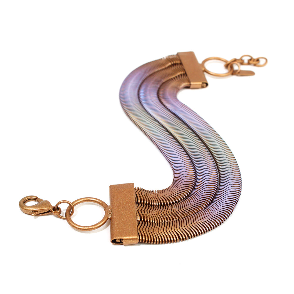 ASOS DESIGN waterproof stainless steel snake chain bracelet in silver tone  | ASOS