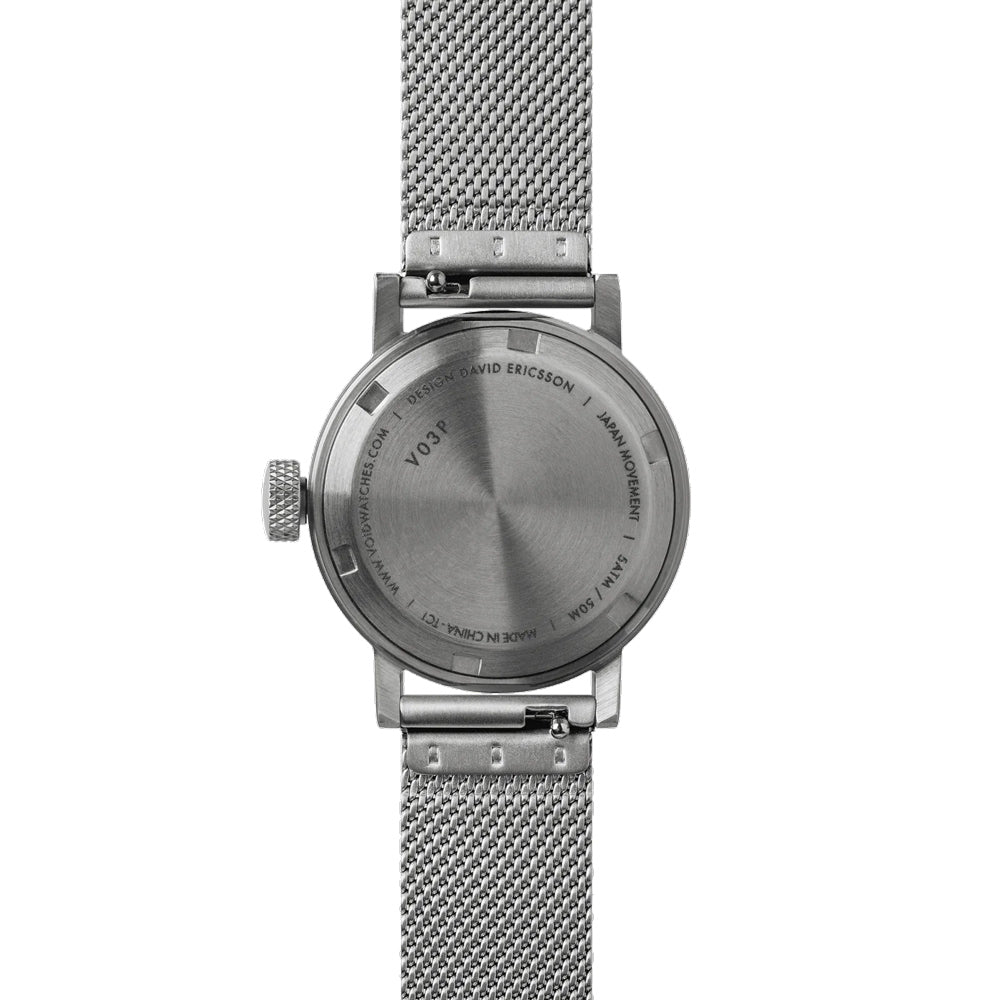 Front view watch with straps connected.