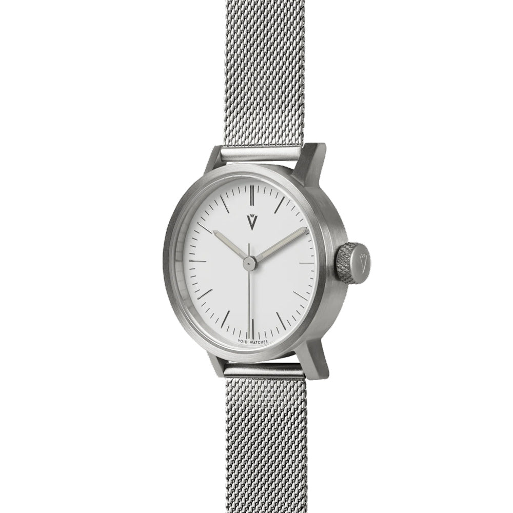 Women's Dress Watch - Petite Rose + White Mesh 33mm | Vincero Watches |  Vincero Collective