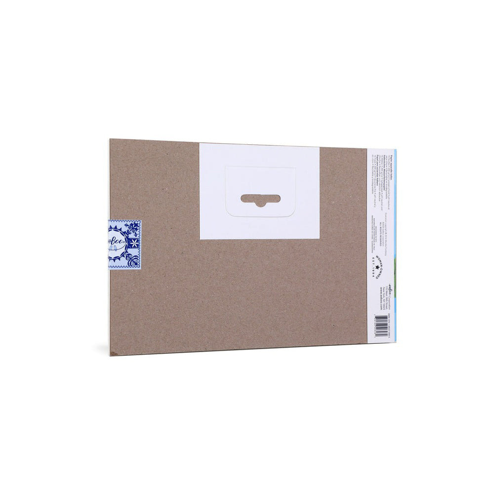 Front view of the Tidepool Deluxe Watercolor Paper packaging, featuring a colorful design with branding and product details.