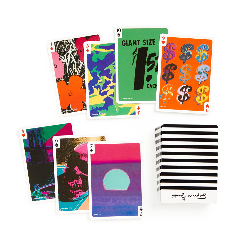 アート・デザイン・音楽 Andy Warhol Trading Cards Warhol Pop Art Playing Cards - SFMOMA Museum Store