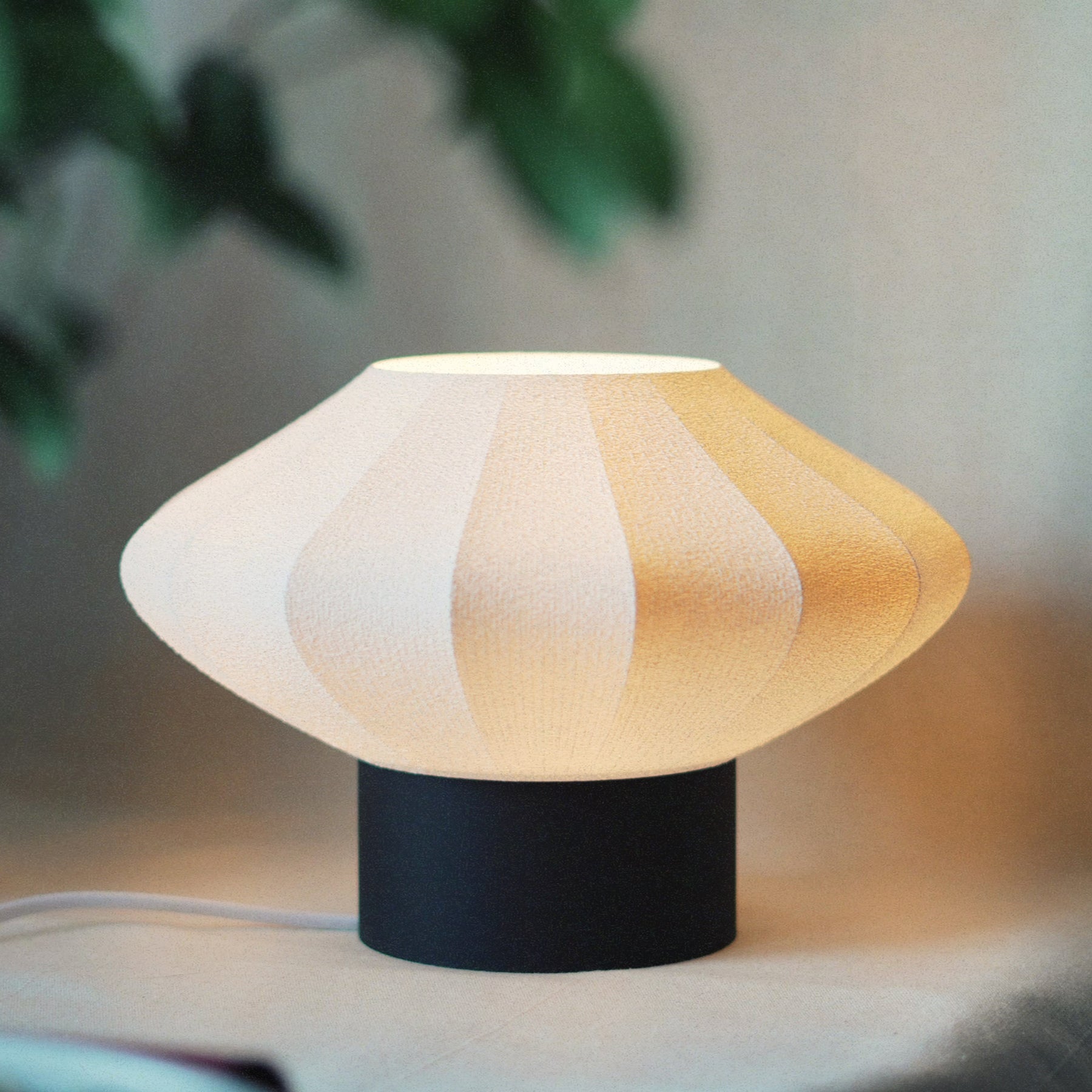Wove Cloud Short Santal Ash Lamp - SFMOMA Museum Store