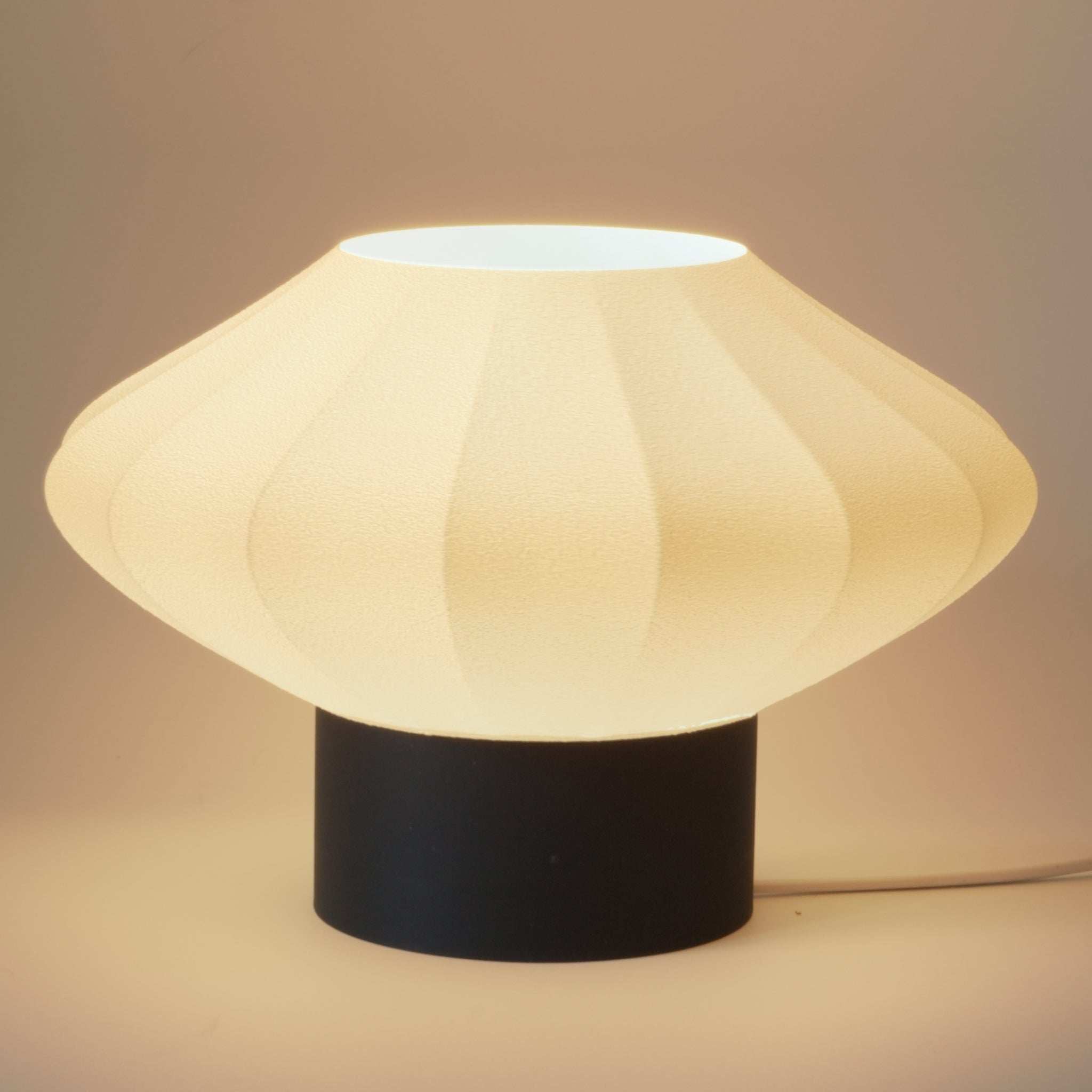 Wove Cloud Short Santal Ash Lamp - SFMOMA Museum Store