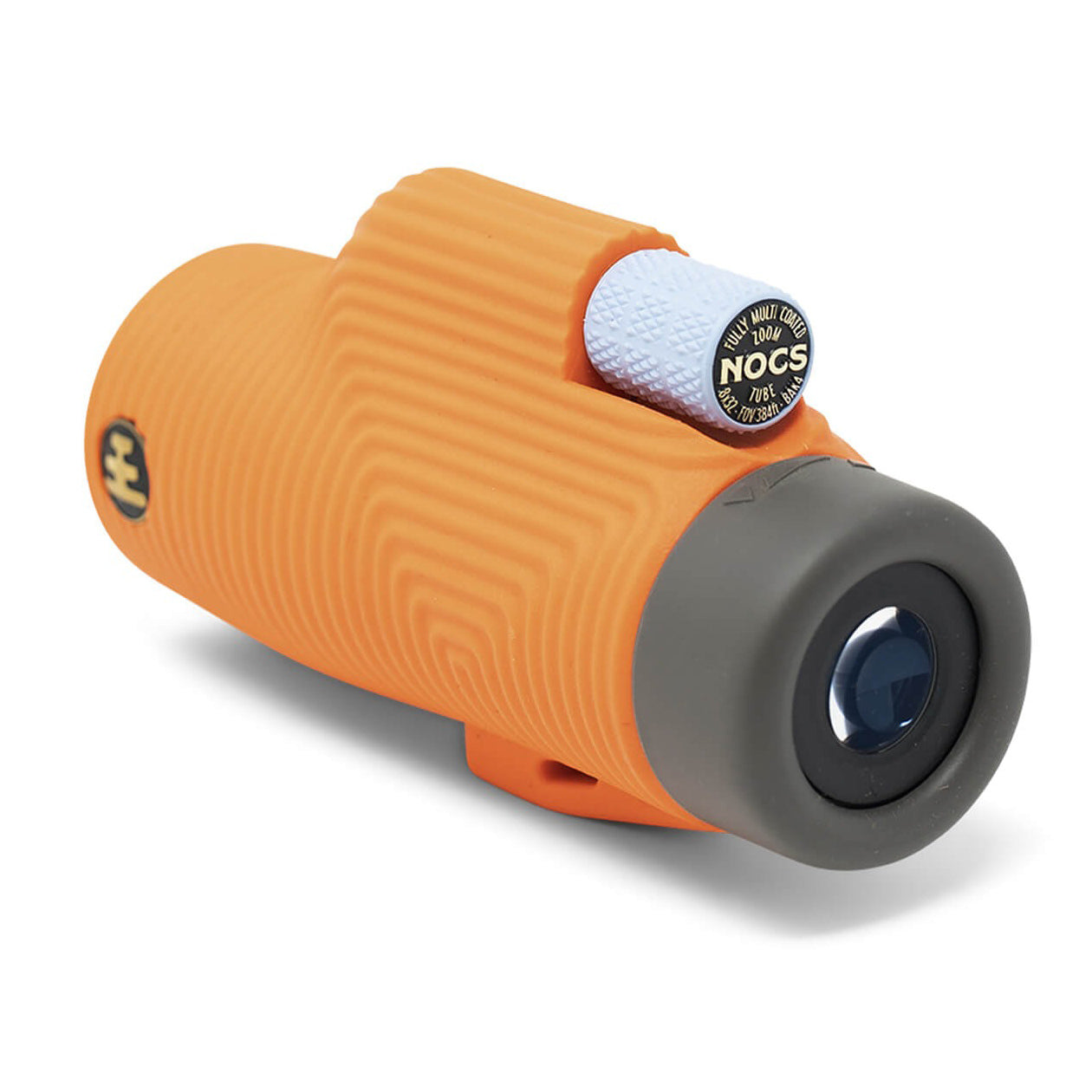 Zoom Tube 8x32 Water Resistant Monocular: International Orange facing right