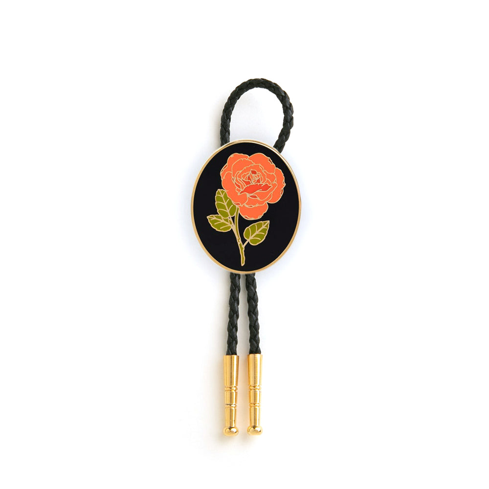 Bolo tie with adjust tie.