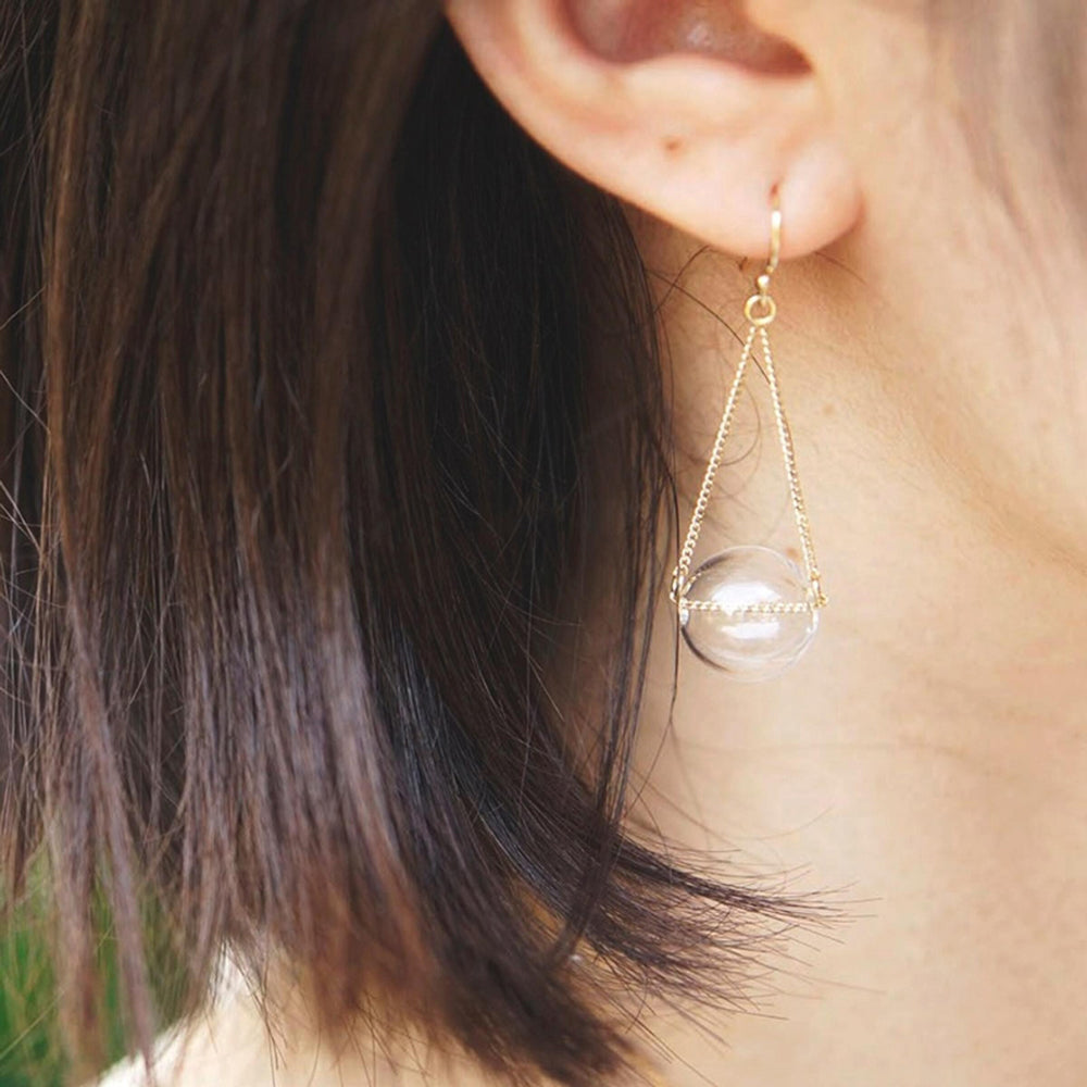 Bubble Abstract Glass Earrings