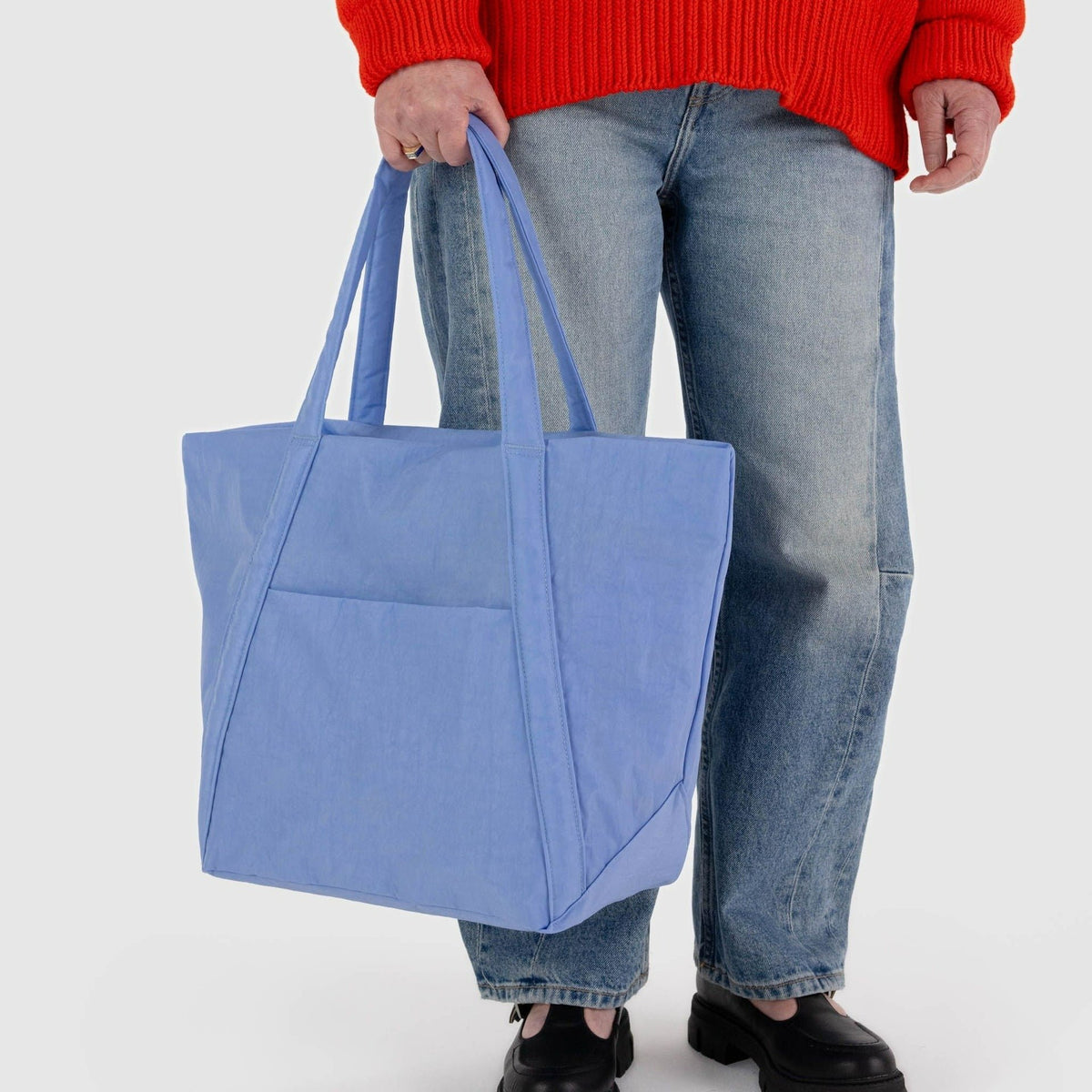 Model carrying bag.